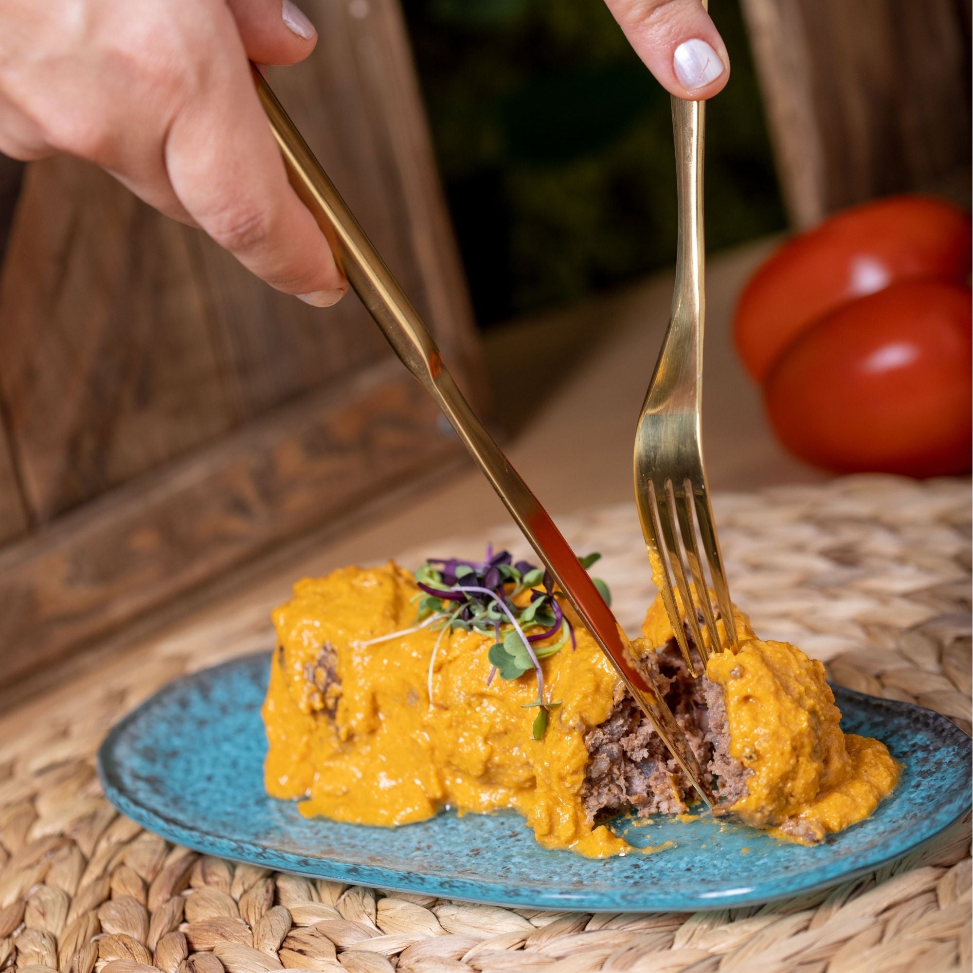 Albóndigas de ternera con almendras