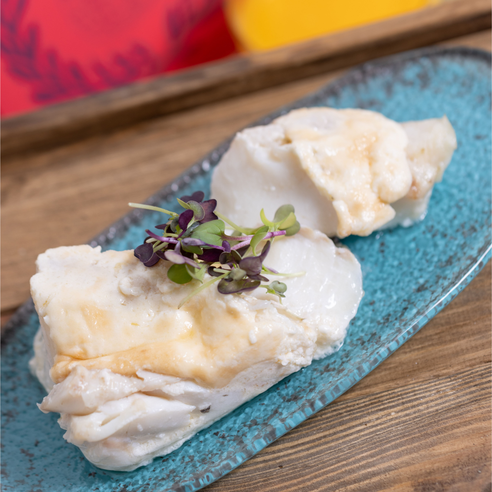 Bacalao gratinado con alioli