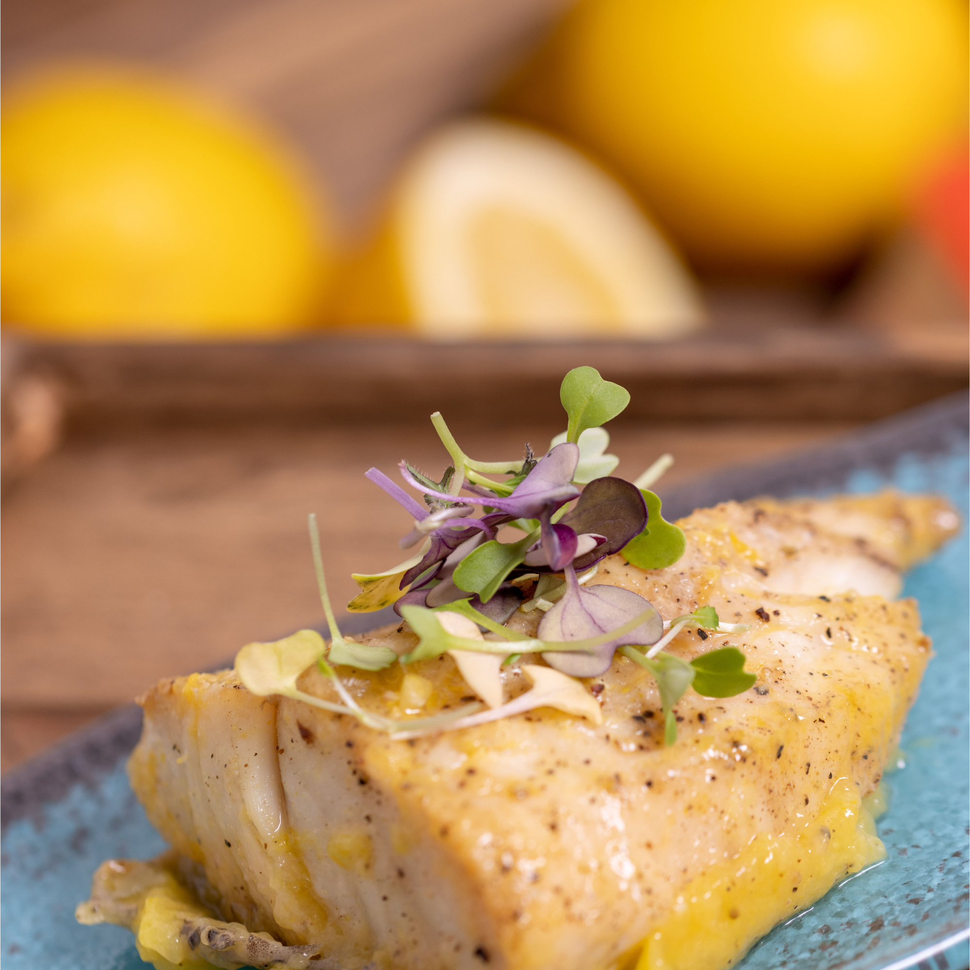 Corvina con salsa cítrica