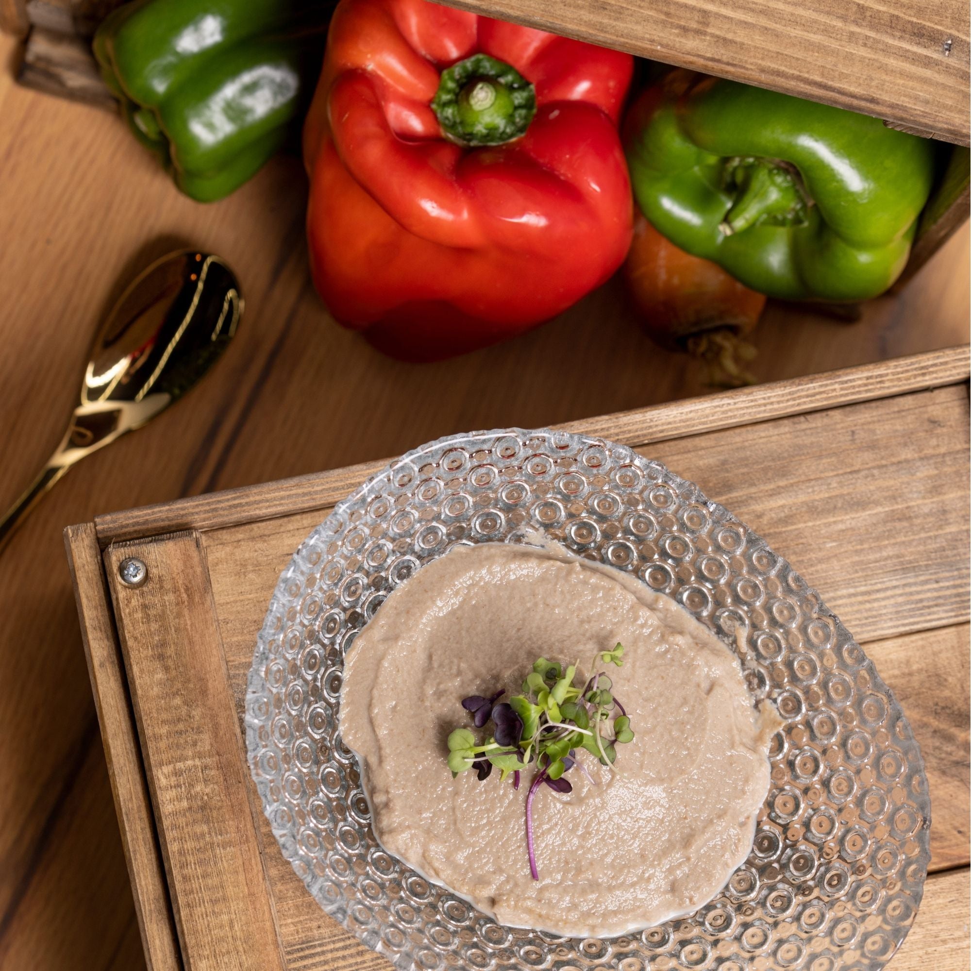 Crema de judías blancas y tomate