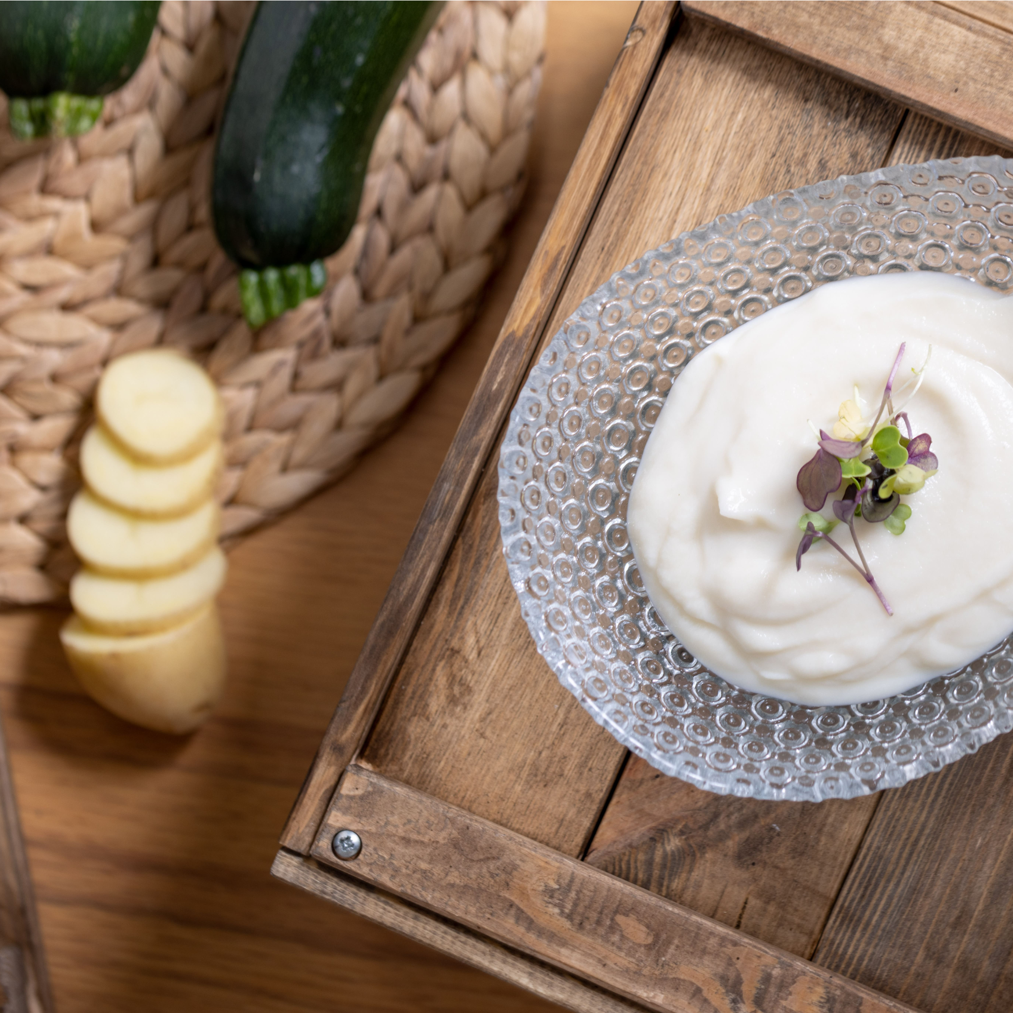 Crema de coliflor y trufa