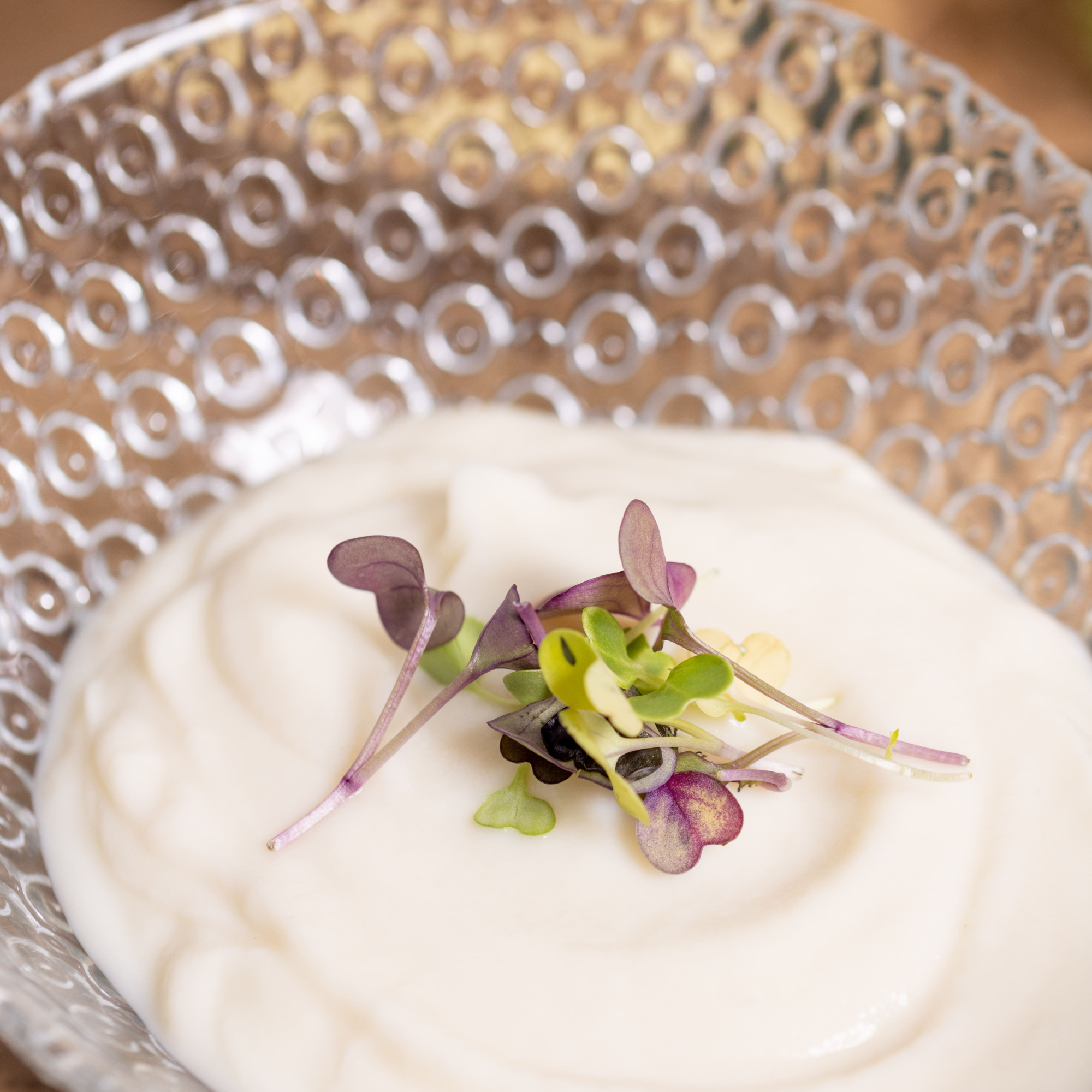 Crema de coliflor y trufa