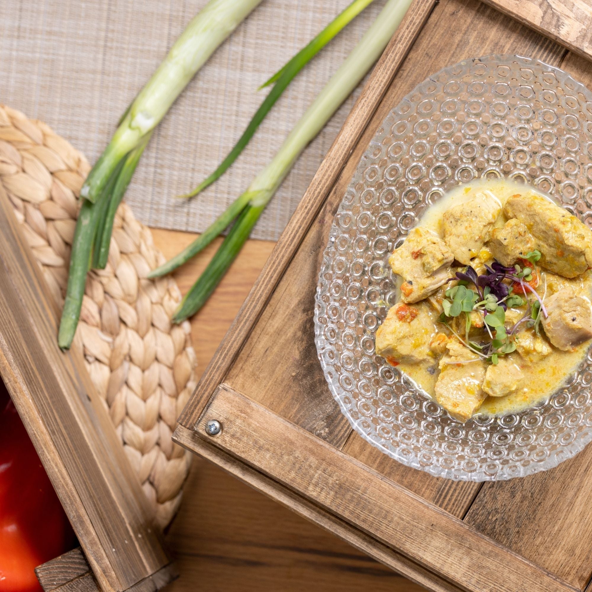 Pollo asado con salsa cítrica