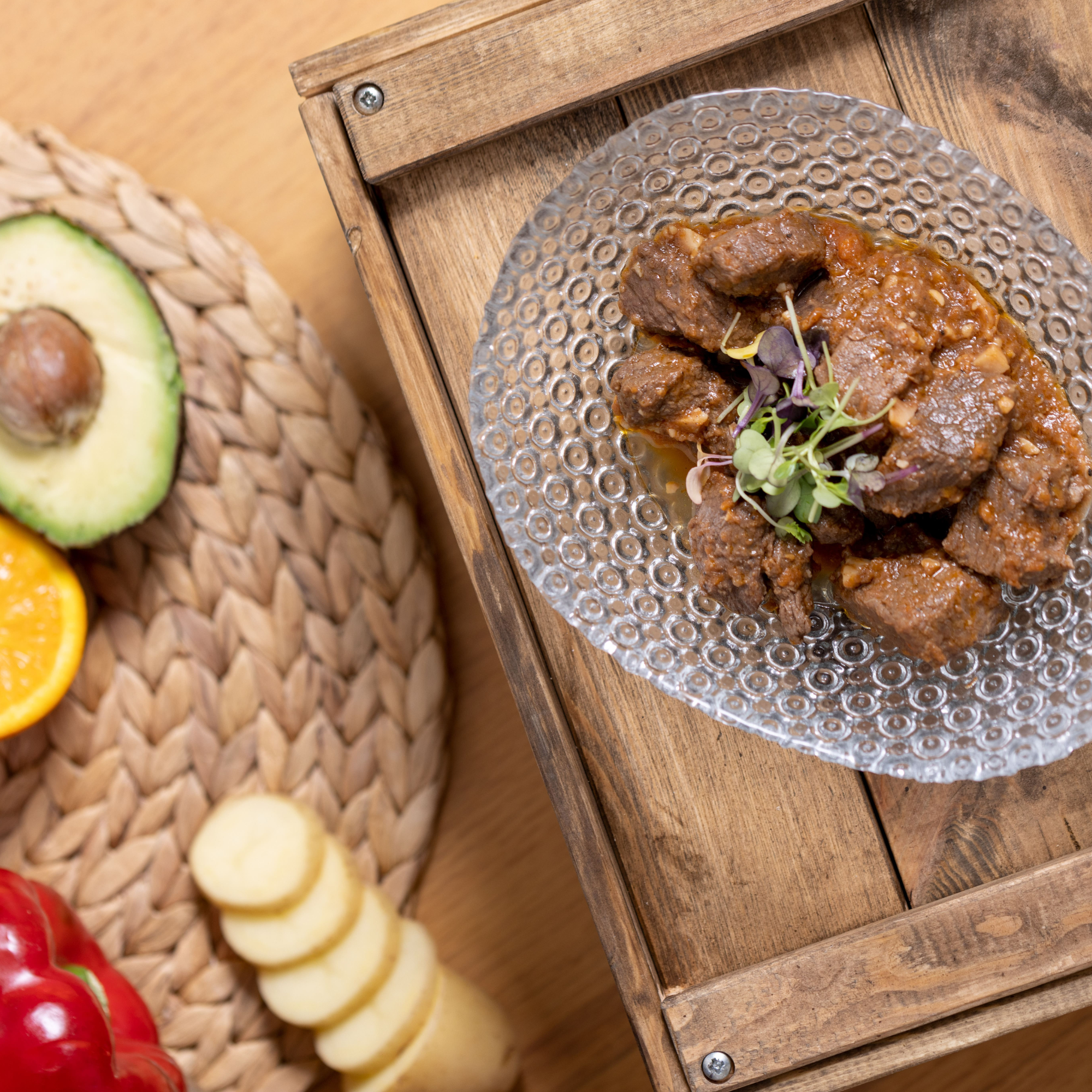 Ternera con salsa de almendras