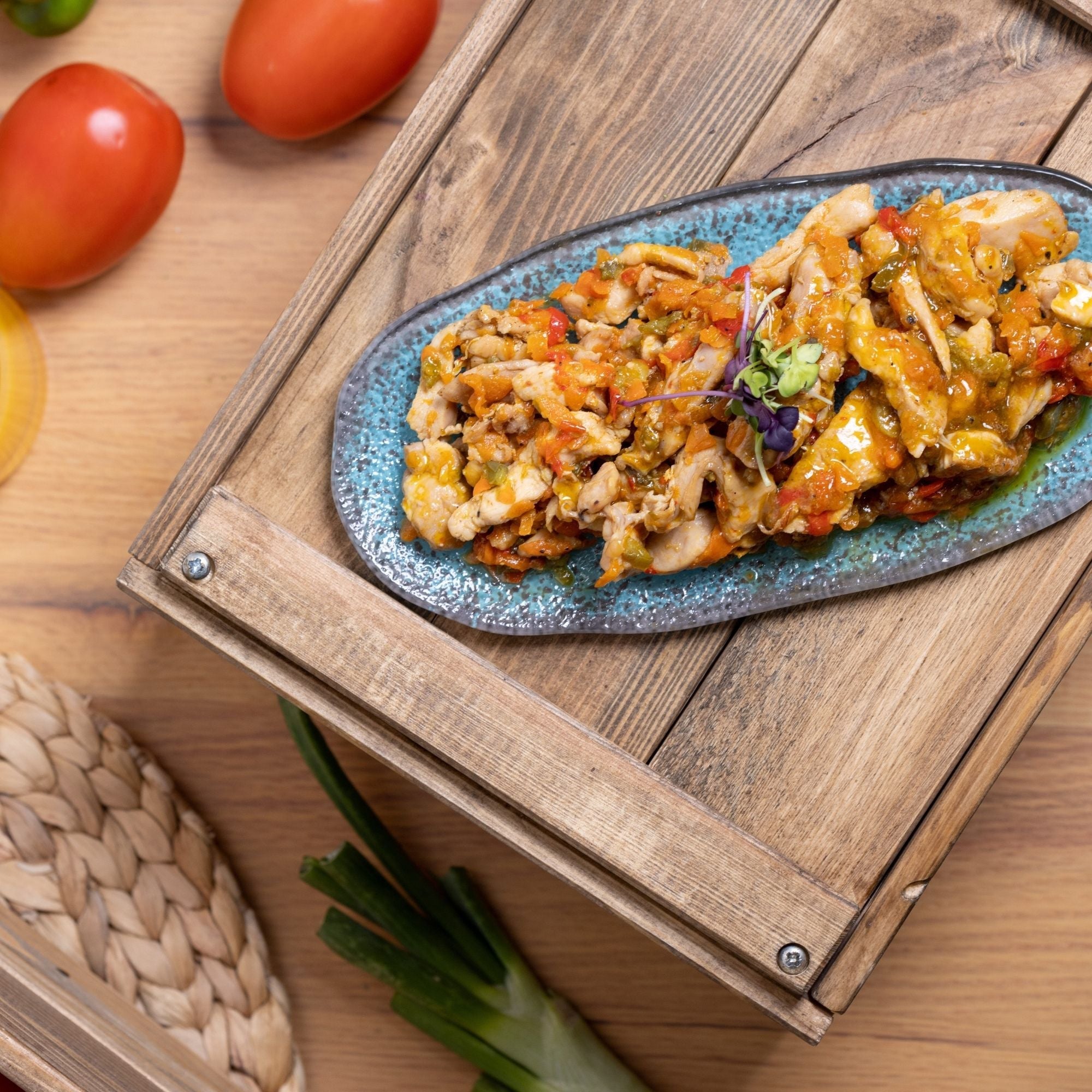 Pollo en pepitoria